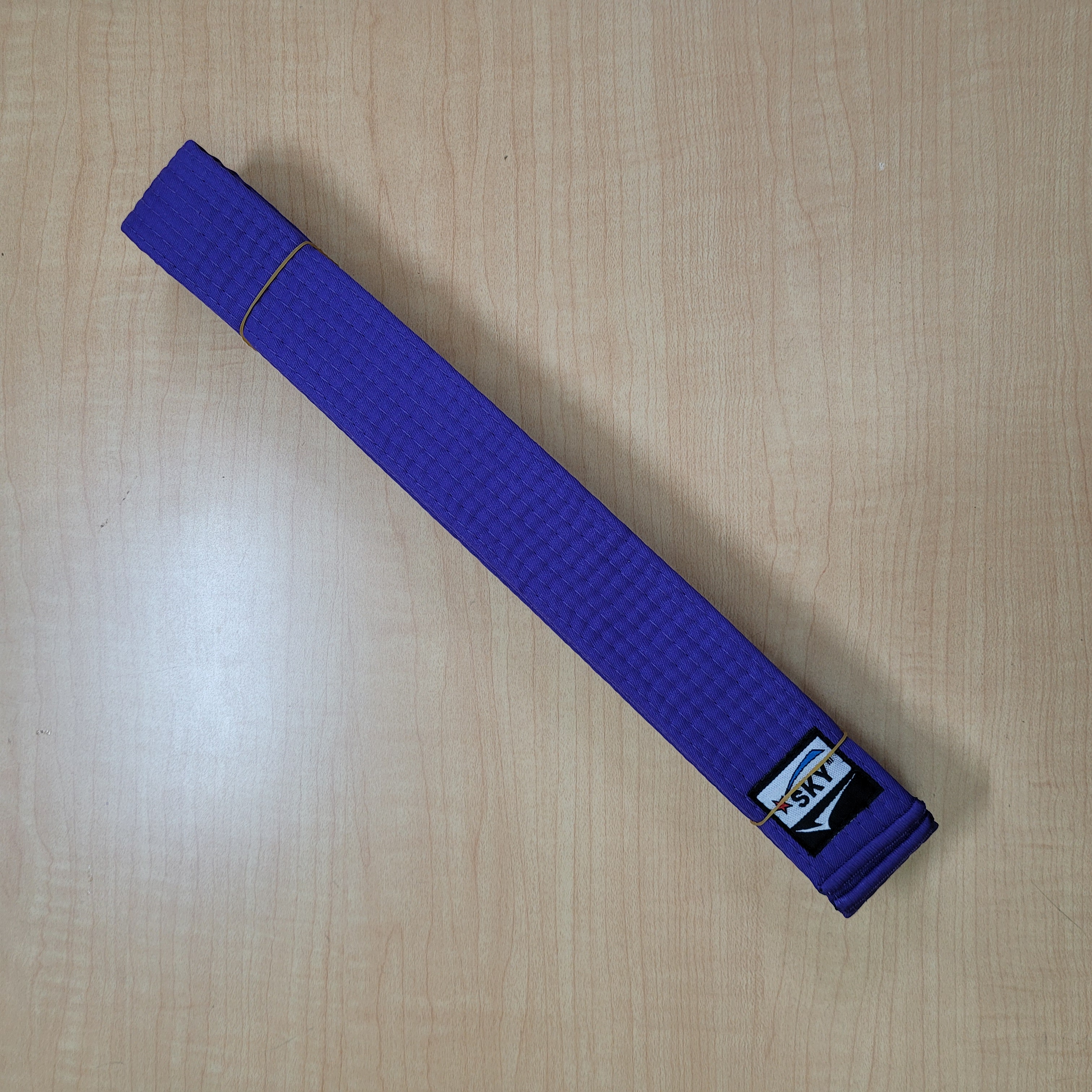 색띠 두번띠 290cm 보라색