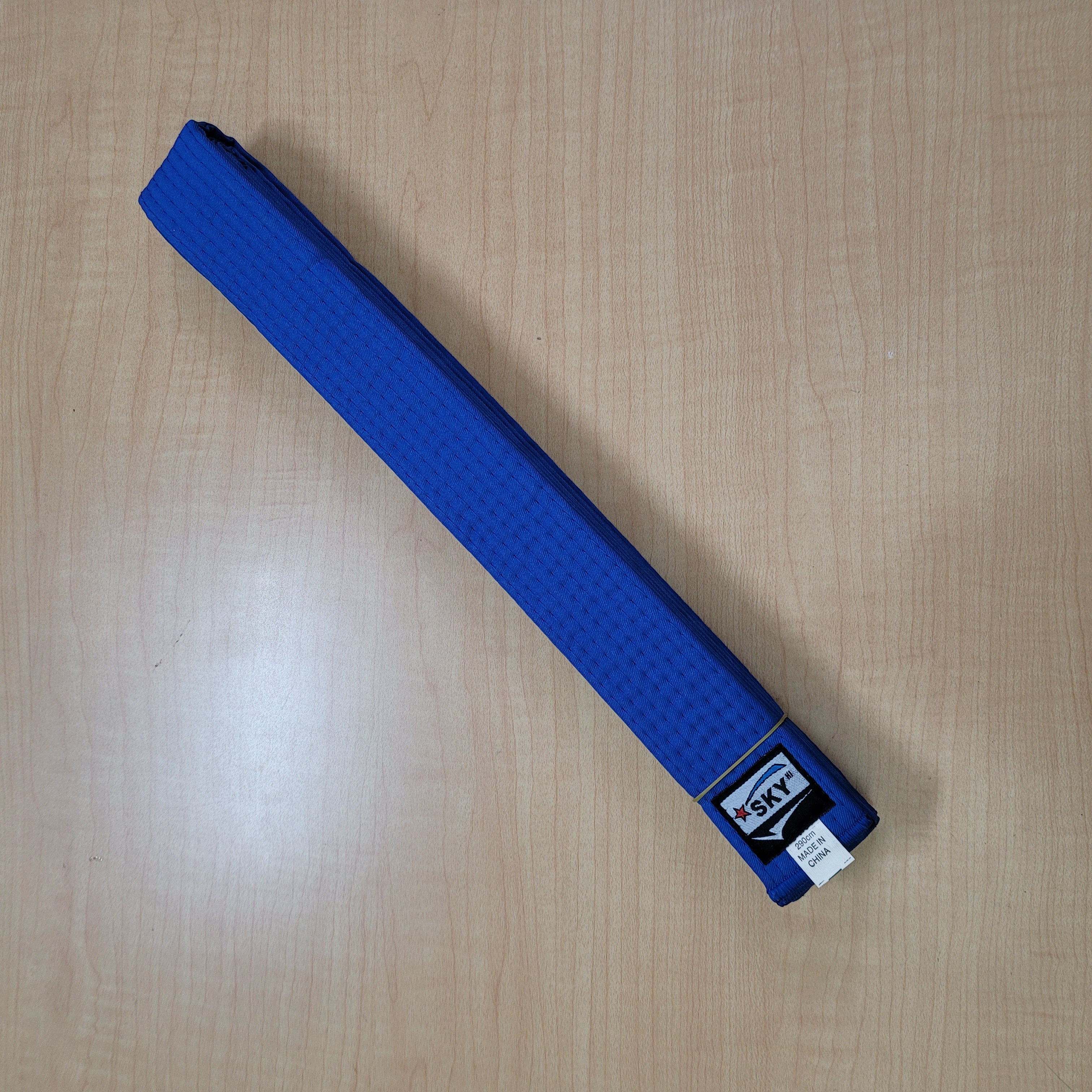 색띠 두번띠 290cm 파란색